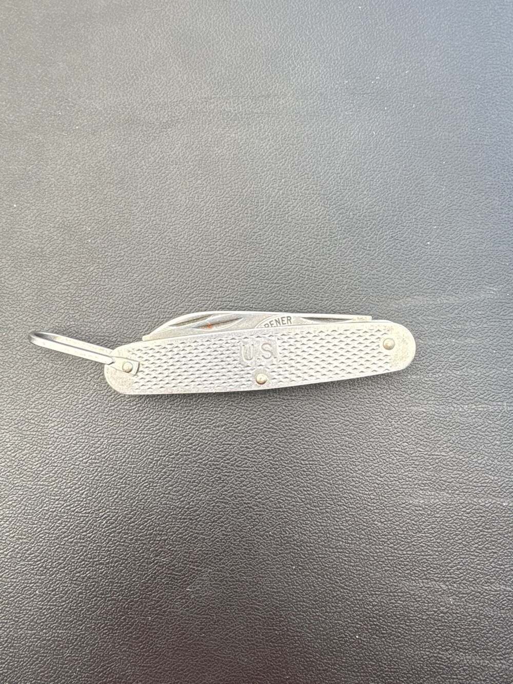 Vintage Camillus U.S. Military Utility Pocket Knife Stainless Steel 4-Blade